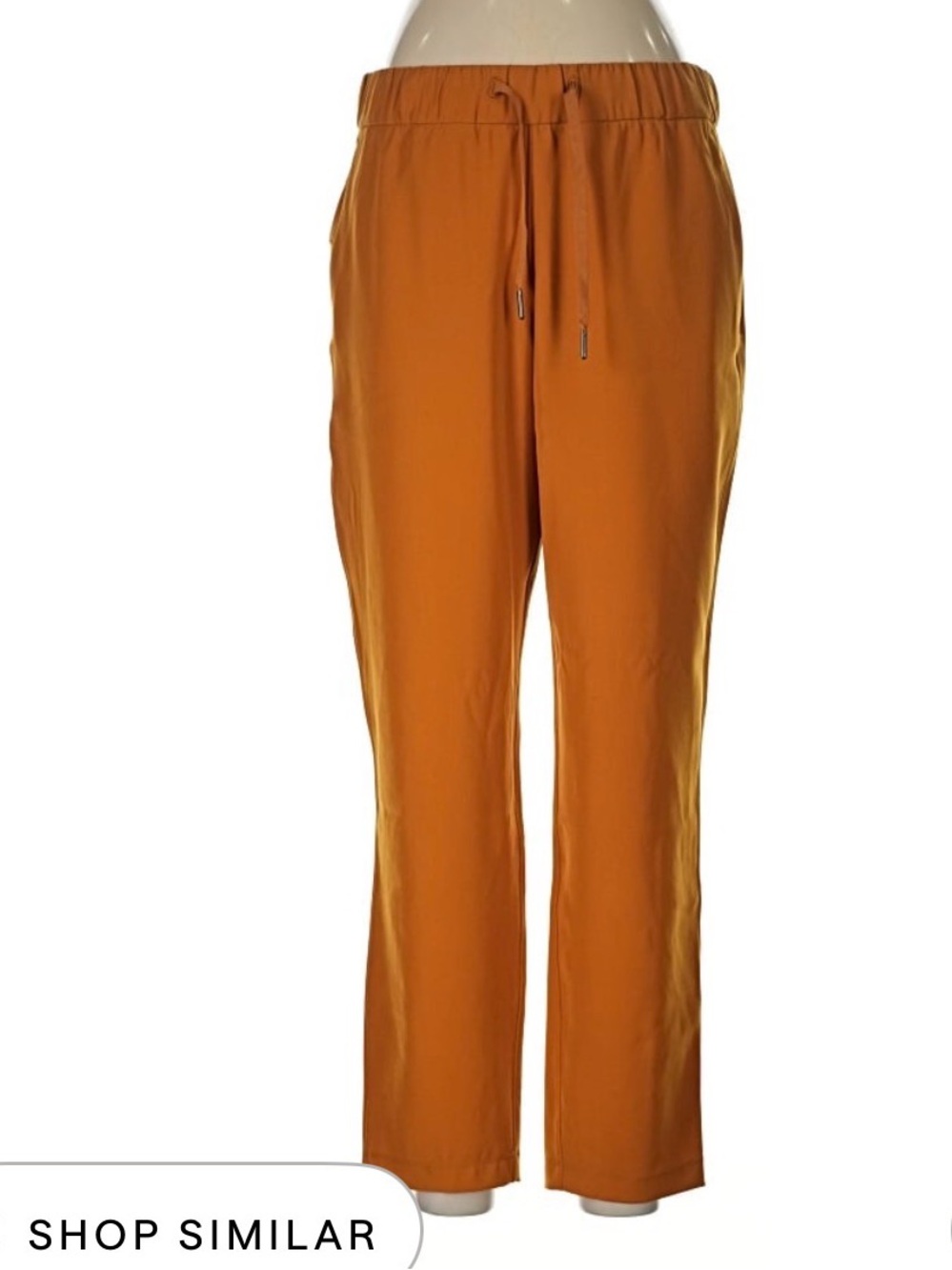 lululemon athletica Drawstring Track Pants in Rust Orange